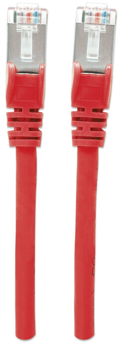 Intellinet Netwerk patchkabel, Cat6A, 5 m, rood, koper, S/FTP, LSOH/LSZH, PVC, RJ45, vergulde contacten, snagless, booted, levenslange garantie - Afbeelding 5