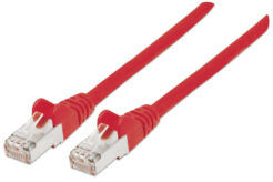 Intellinet Netwerk patchkabel, Cat6A, 5 m, rood, koper, S/FTP, LSOH/LSZH, PVC, RJ45, vergulde contacten, snagless, booted, levenslange garantie - Afbeelding 2