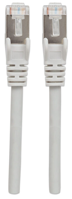 Intellinet Netwerk patchkabel, Cat6A, 1 m, grijs, koper, S/FTP, LSOH/LSZH, PVC, RJ45, vergulde contacten, snagless, booted, levenslange garantie - Afbeelding 5