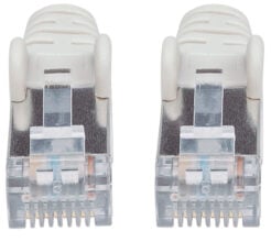 Intellinet Netwerk patchkabel, Cat6A, 1 m, grijs, koper, S/FTP, LSOH/LSZH, PVC, RJ45, vergulde contacten, snagless, booted, levenslange garantie - Afbeelding 4