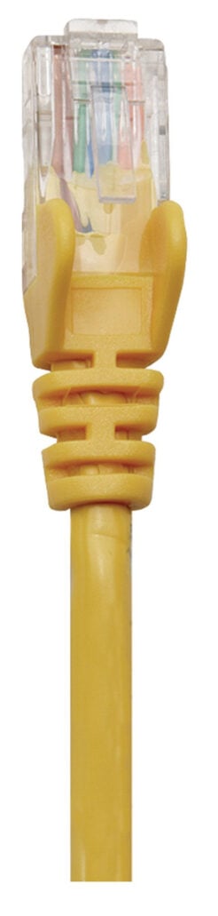 Intellinet Netwerk patchkabel, Cat6A, 0,25 m, geel, koper, S/FTP, LSOH/LSZH, PVC, RJ45, vergulde contacten, snagless, booted, levenslange garantie - Afbeelding 4