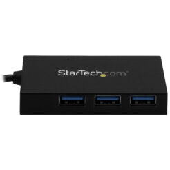 StarTech.com 4 Port USB 3.0 Hub - USB Type-A Hub met 1x USB-C & 3x USB-A SuperSpeed - Mini USB 3.2 Gen 1 (5Gbps) BC 1.2 Charging Hub met Power Adapter of USB Gevoed - Afbeelding 4