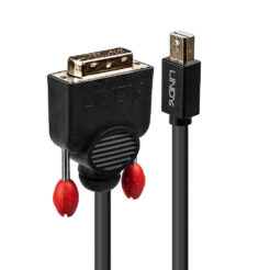 Lindy 41953 video kabel adapter 3 m Mini DisplayPort DVI-D Zwart - Afbeelding 2