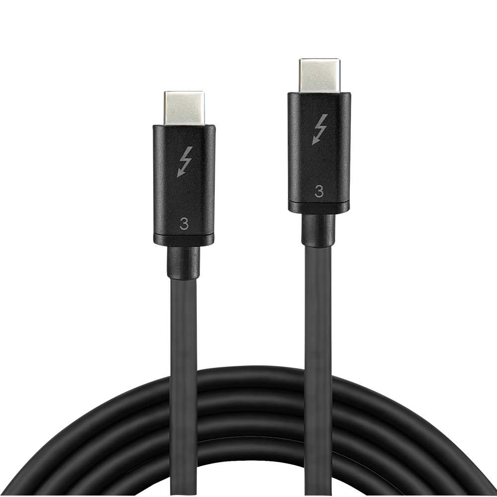Lindy 41555 Thunderbolt-kabel 0,5 m 40 Gbit/s Zwart - Afbeelding 3