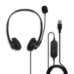 Lindy 42870 hoofdtelefoon/headset Bedraad Hoofdband Oproepen/muziek USB Type-A Zwart - Afbeelding 3