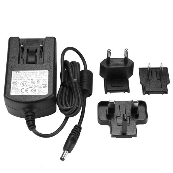 StarTech.com DC power adapter 5V, 4A voedingsadapter - Afbeelding 2