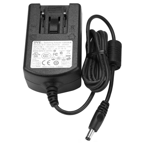 StarTech.com DC power adapter 5V, 4A voedingsadapter - Afbeelding 3
