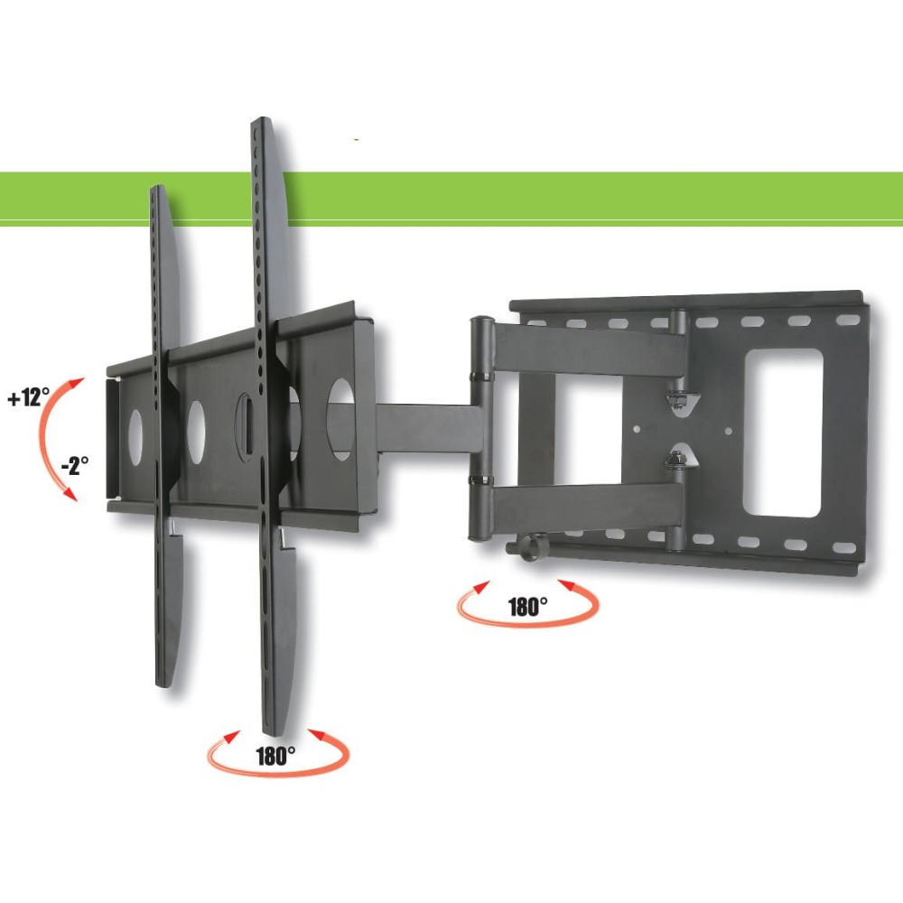 Techly ICA-PLB 148L tv-bevestiging 165,1 cm (65") Zwart - Afbeelding 4
