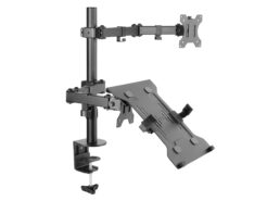 Equip 13“-32” Full Motion dubbele arm voor monitor en laptop