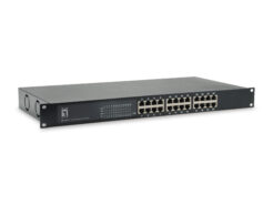 LevelOne GEP-2421W150 netwerk-switch Unmanaged Gigabit Ethernet (10/100/1000) Power over Ethernet (PoE) Zwart