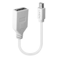 Lindy 41021 DisplayPort kabel 0,15 m Mini DisplayPort Wit - Afbeelding 2