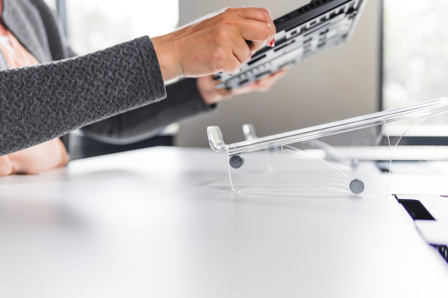 BakkerElkhuizen Q-note 350 Notebook Stand - Afbeelding 7