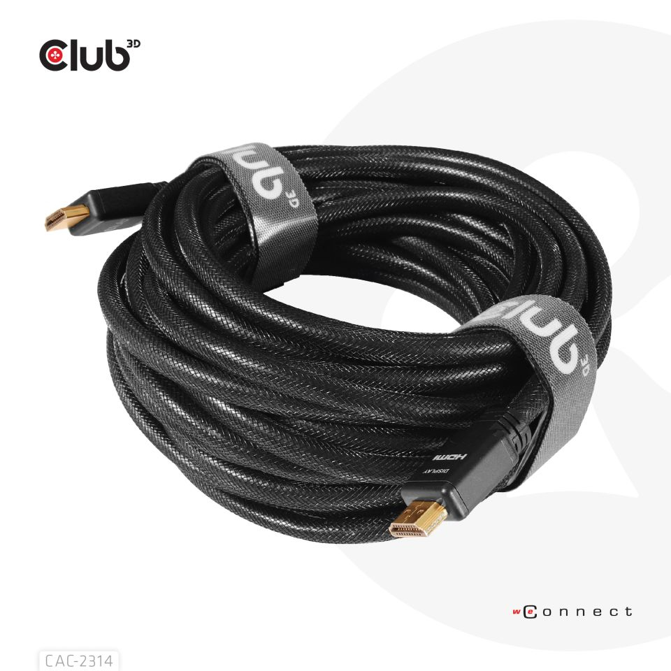 CLUB3D HDMI 2.0 4K60Hz UHD RedMere Kabel 15 meter - Afbeelding 6