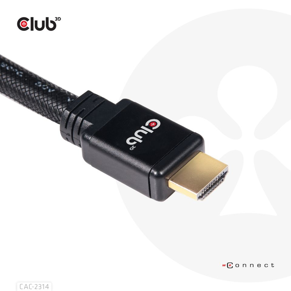 CLUB3D HDMI 2.0 4K60Hz UHD RedMere Kabel 15 meter - Afbeelding 7