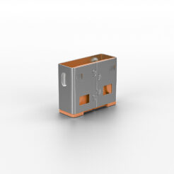 Lindy 40463 poortblokker USB Type-A Oranje Acrylonitrielbutadieenstyreen (ABS) 10 stuk(s) - Afbeelding 4