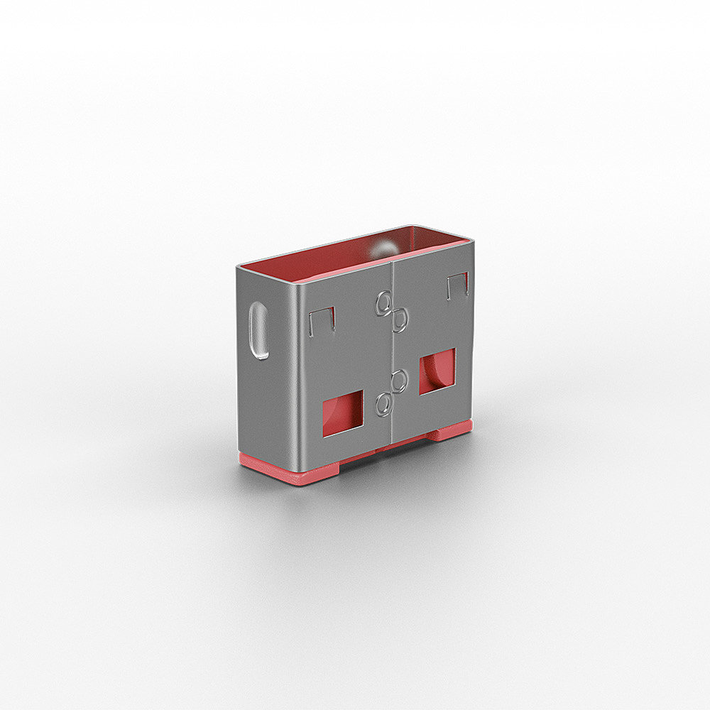 Lindy 40460 poortblokker USB Type-A Roze Acrylonitrielbutadieenstyreen (ABS) 10 stuk(s) - Afbeelding 4