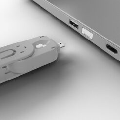 Lindy 40454 poortblokker Poortblokker + sleutel USB Type-A Wit Acrylonitrielbutadieenstyreen (ABS) 5 stuk(s) - Afbeelding 5