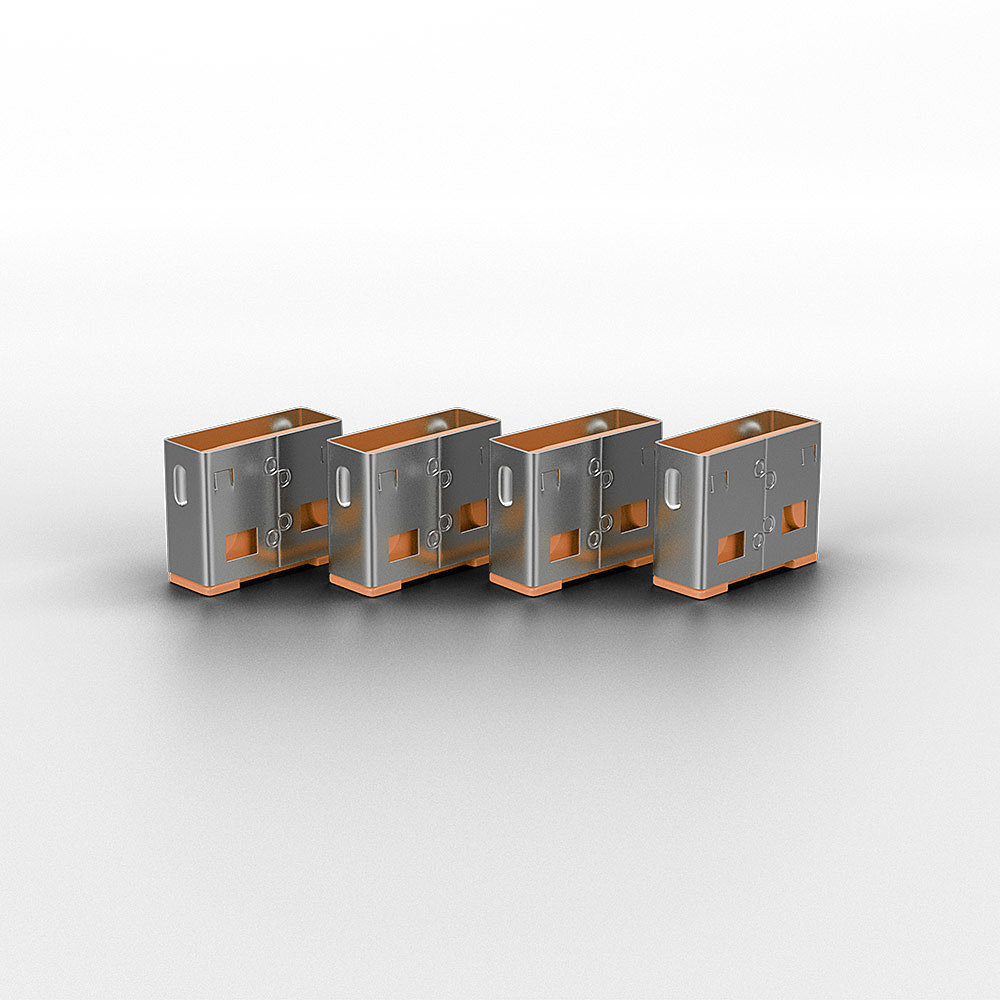 Lindy 40463 poortblokker USB Type-A Oranje Acrylonitrielbutadieenstyreen (ABS) 10 stuk(s) - Afbeelding 3
