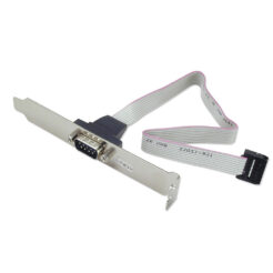 Lindy 33135 seriële kabel Grijs 0,26 m DB-9