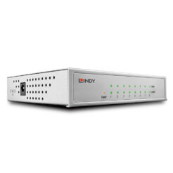 Lindy 25045 netwerk-switch Managed Gigabit Ethernet (10/100/1000) Power over Ethernet (PoE) Zilver