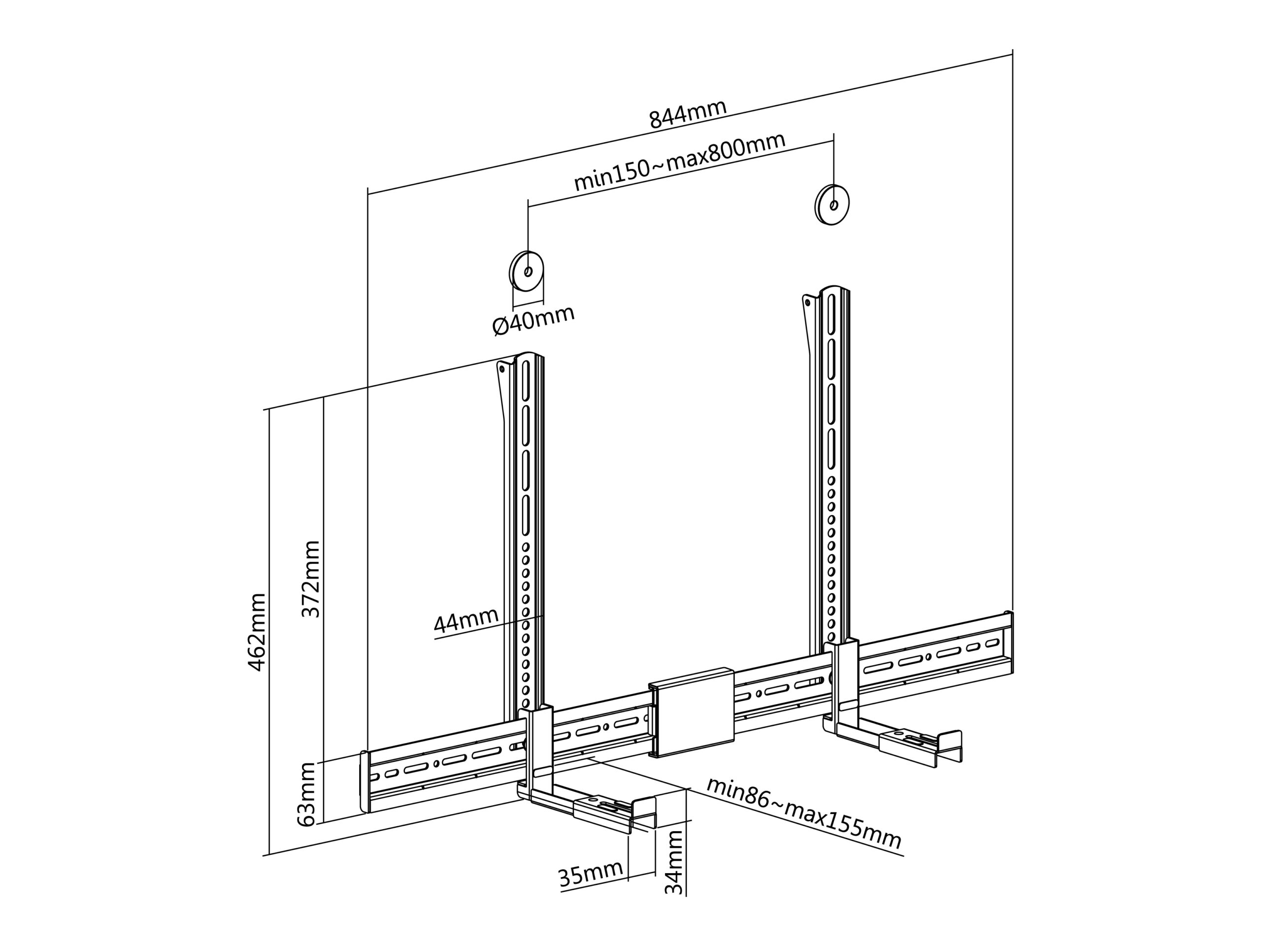 Equip Universele Soundbar-steun - Afbeelding 6