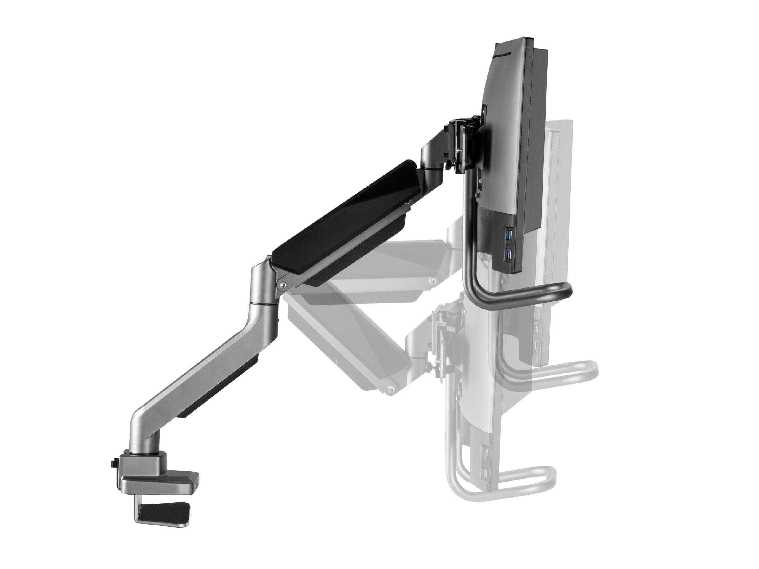 Equip 17“-32” Premium gasgeveerde dubbele Monitorarm - Afbeelding 7