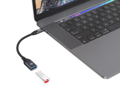 Conceptronic ABBY18B tussenstuk voor kabels USB-C USB-A Zwart - Afbeelding 7