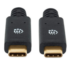 Manhattan USB-C naar USB-C kabel, 2 m, mannelijk naar mannelijk, 5 Gbps (USB 3.2 Gen1 / USB 3.0), 3A, zwart, levenslange garantie, equivalent aan USB315CC2M - Afbeelding 4