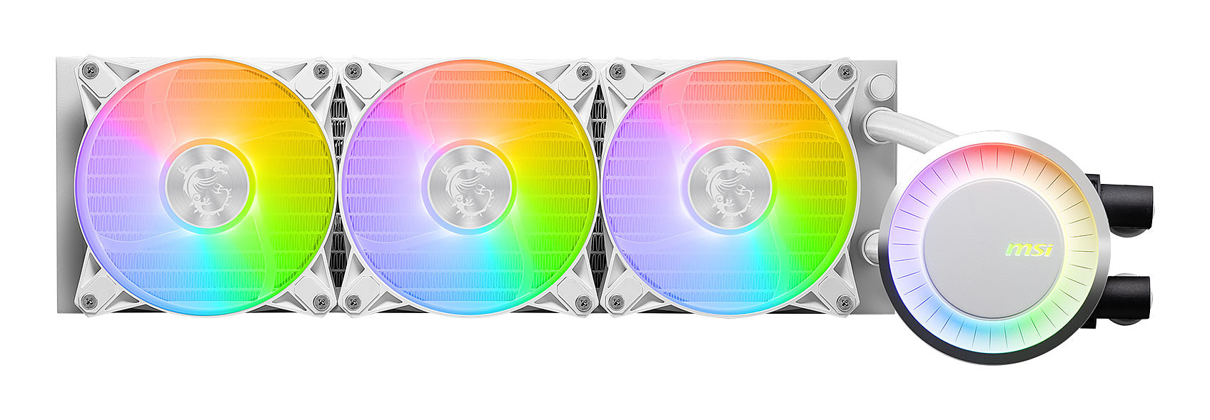 MSI MAG Coreliquid E360 White Moederbord, Processor Kit voor vloeistofkoeling 12 cm Wit - Afbeelding 2