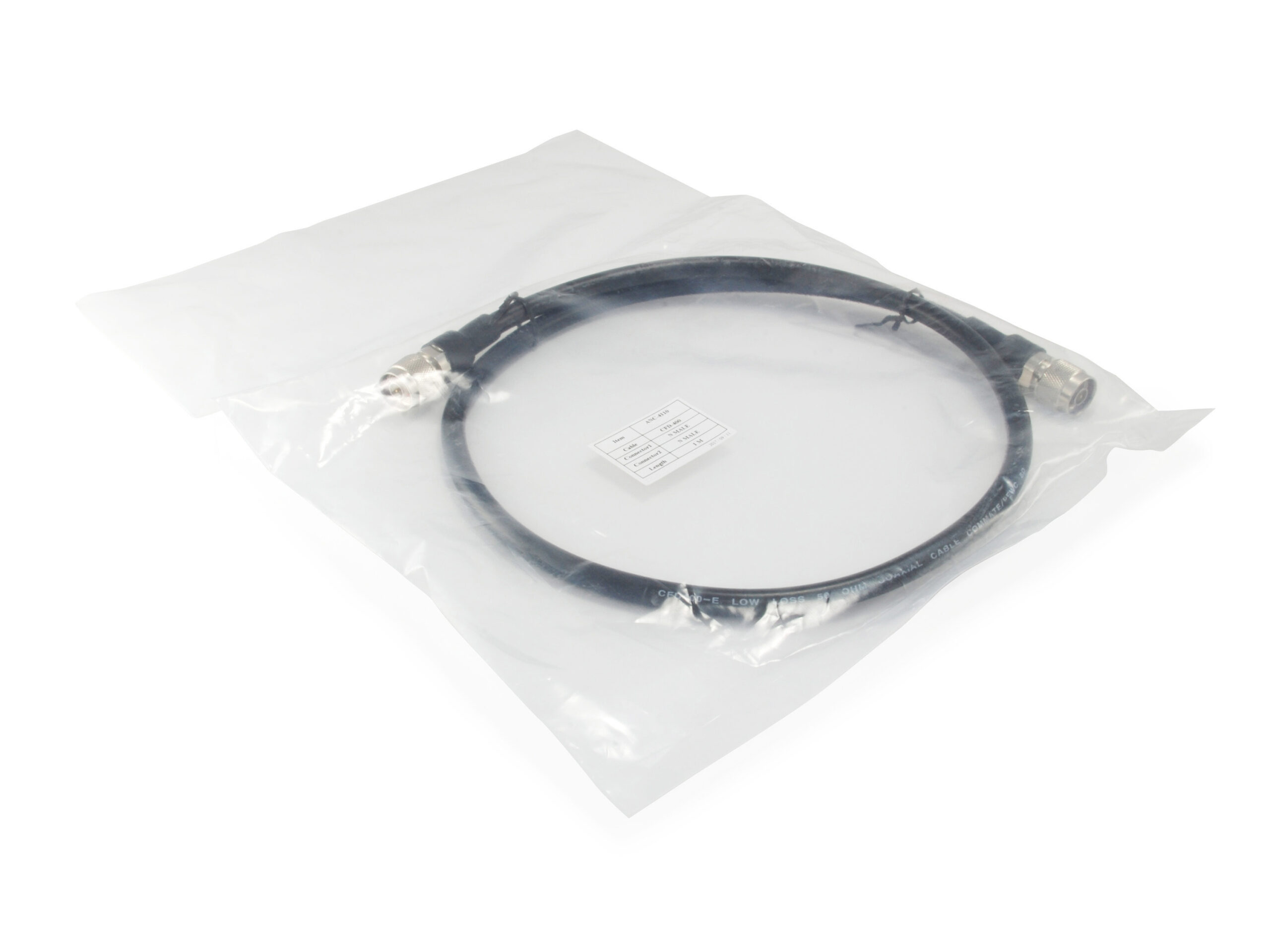 LevelOne ANC-4110 coax-kabel CFD400 1 m Zwart - Afbeelding 3