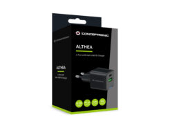 Conceptronic ALTHEA15B oplader voor mobiele apparatuur Universeel Zwart AC Snel opladen Binnen - Afbeelding 4