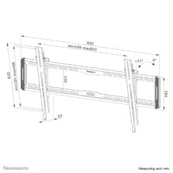 Neomounts WL35-550BL18 TV-beugel wand 43-86" - kantelbaar - Easy Install - Afbeelding 21