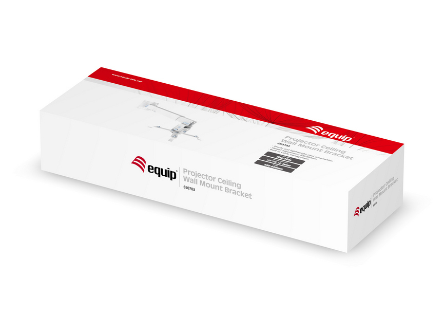 Equip Projector Plafond Wandbevestigingsbeugel, Wit - Afbeelding 7