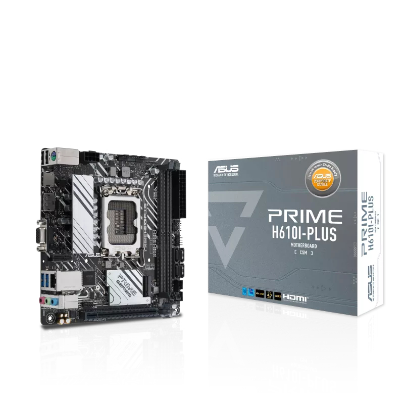 ASUS PRIME H610I-PLUS-CSM Intel H610 LGA 1700 mini ITX - Afbeelding 7