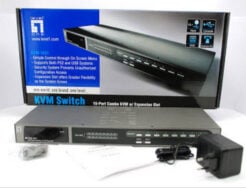 LevelOne KVM-1631 KVM-switch Rack-montage Zwart - Afbeelding 5