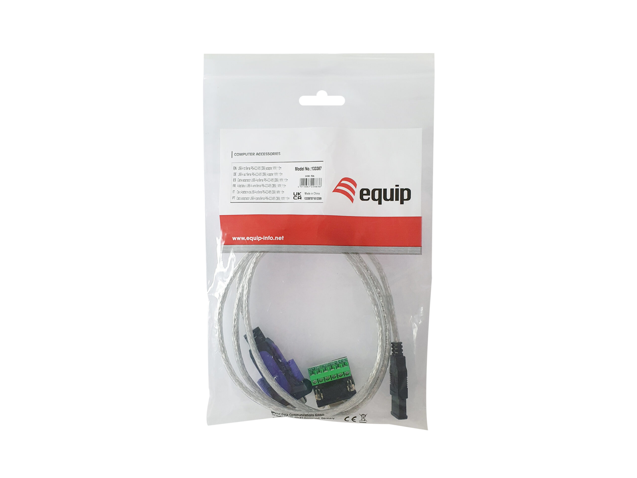 Equip USB-A naar seriële RS-422/485 DB9 adapterkabel - Afbeelding 5