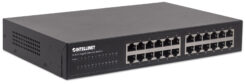 Intellinet 24-poorts Gigabit Ethernet netwerk switch, 24x RJ45 10/100/1000 Mbps, IEEE 802.3az Energy Efficient Ethernet, unmanaged, desktop of 19" rackmontage, metalen behuizing, 3 jaar garantie - Afbeelding 4