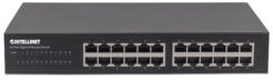 Intellinet 24-poorts Gigabit Ethernet netwerk switch, 24x RJ45 10/100/1000 Mbps, IEEE 802.3az Energy Efficient Ethernet, unmanaged, desktop of 19" rackmontage, metalen behuizing, 3 jaar garantie - Afbeelding 5