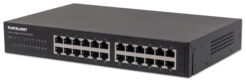 Intellinet 24-poorts Gigabit Ethernet netwerk switch, 24x RJ45 10/100/1000 Mbps, IEEE 802.3az Energy Efficient Ethernet, unmanaged, desktop of 19" rackmontage, metalen behuizing, 3 jaar garantie - Afbeelding 2