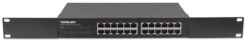 Intellinet 24-poorts Gigabit Ethernet netwerk switch, 24x RJ45 10/100/1000 Mbps, IEEE 802.3az Energy Efficient Ethernet, unmanaged, desktop of 19" rackmontage, metalen behuizing, 3 jaar garantie - Afbeelding 3