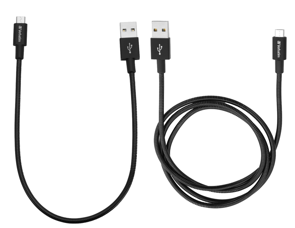 Verbatim 48875 USB-kabel USB 3.2 Gen 1 (3.1 Gen 1) 1 m Micro-USB A USB A Zwart - Afbeelding 3