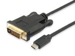 Equip USB-C naar DVI-D Dual Link kabel, M/M, 1,8 m
