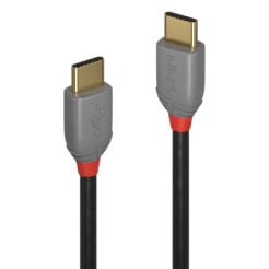 Lindy 36873 USB-kabel USB 2.0 3 m USB C 0,48 Gbit/s Zwart, Grijs - Afbeelding 2