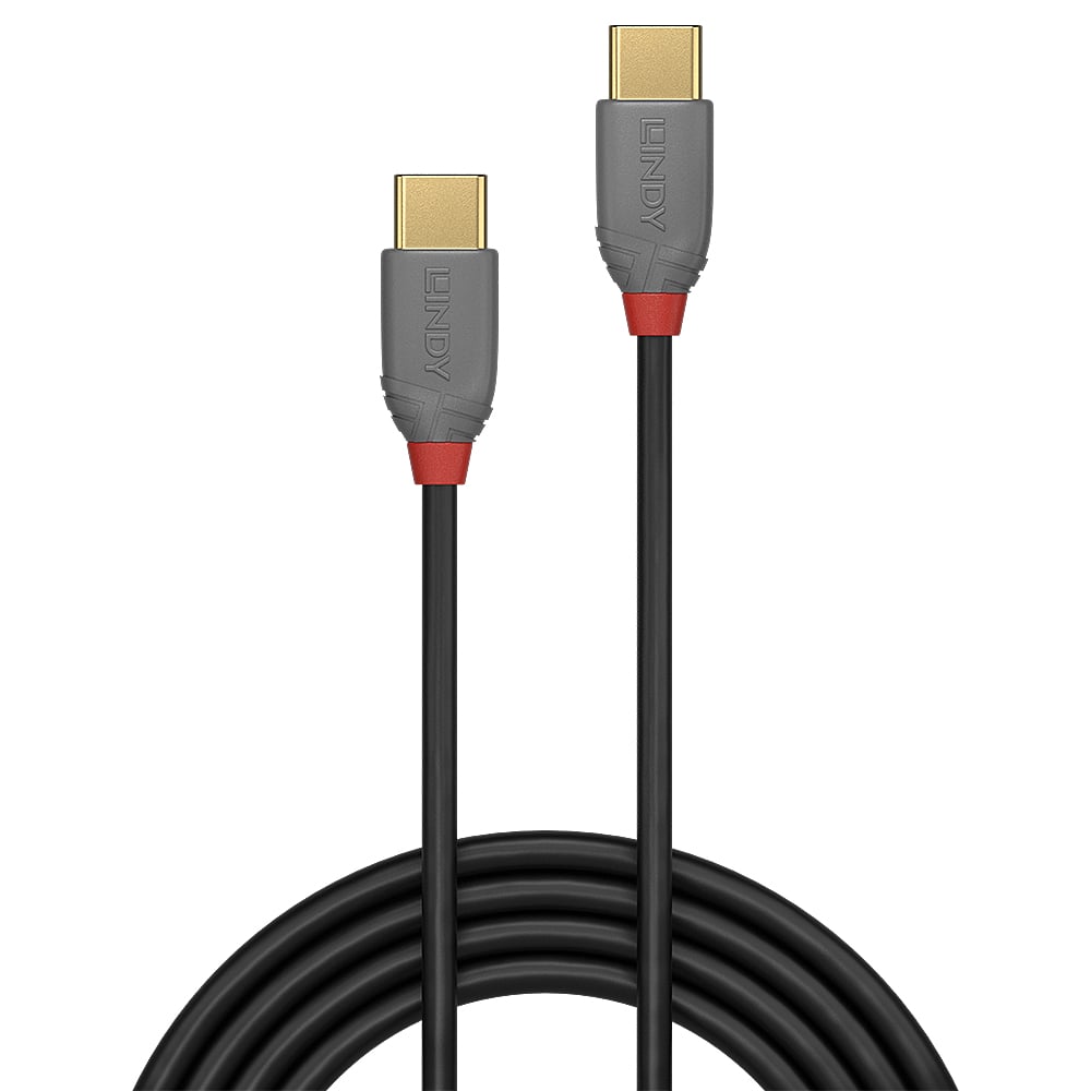 Lindy 36873 USB-kabel USB 2.0 3 m USB C 0,48 Gbit/s Zwart, Grijs - Afbeelding 3