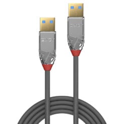 Lindy 36629 USB-kabel USB 3.2 Gen 1 (3.1 Gen 1) 5 m USB A 5 Gbit/s Grijs - Afbeelding 3