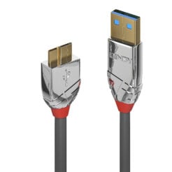 Lindy 36658 USB-kabel USB 3.2 Gen 1 (3.1 Gen 1) 2 m USB A Micro-USB B 5 Gbit/s Grijs - Afbeelding 2