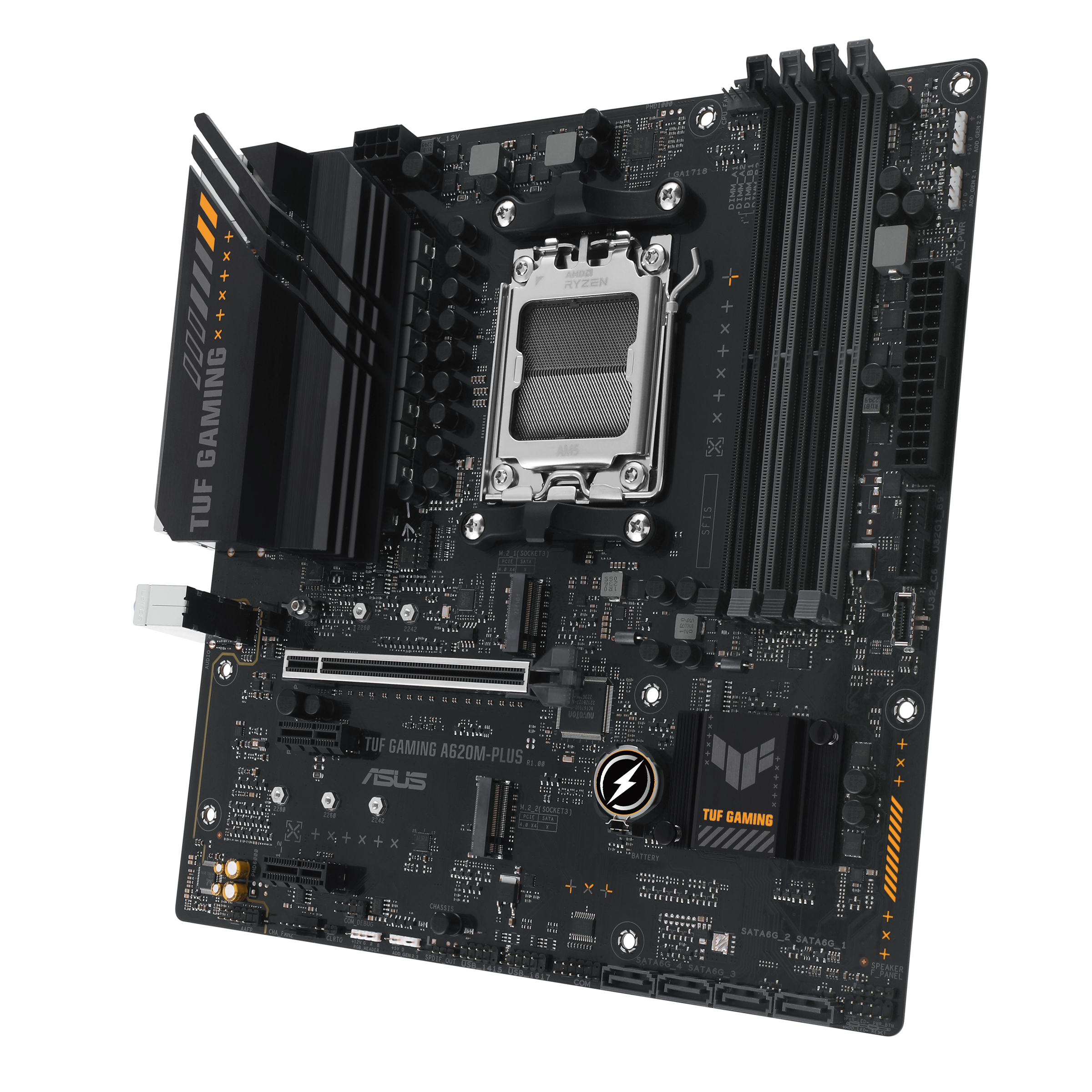 ASUS TUF GAMING A620M-PLUS AMD A620 Socket AM5 micro ATX - Afbeelding 4
