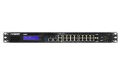 QNAP QGD-1602-C3758-16G netwerk-switch Managed L2 2.5G Ethernet (100/1000/2500) Zwart, Grijs