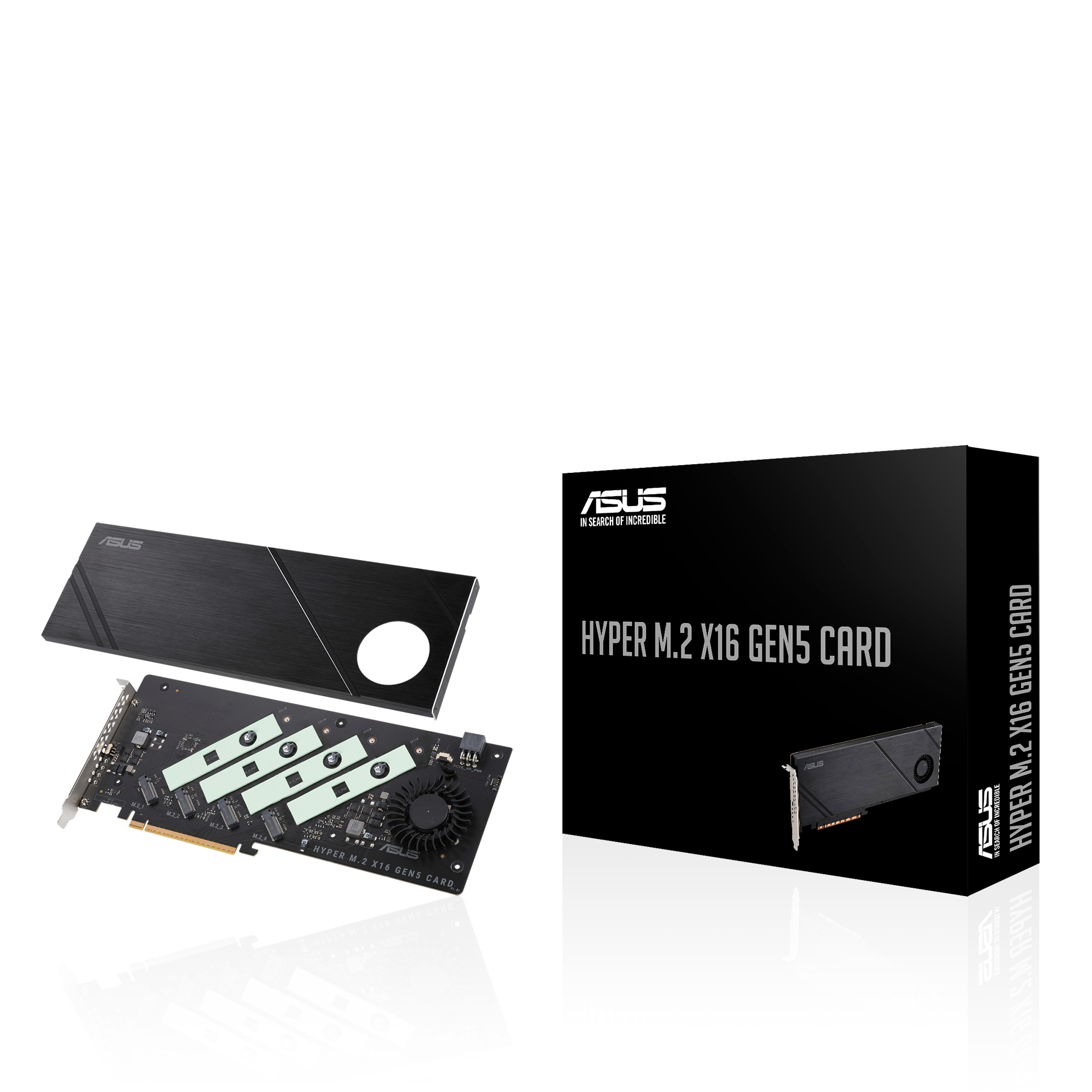 ASUS Hyper M.2 x16 Gen5 Card interfacekaart/-adapter Intern - Afbeelding 3