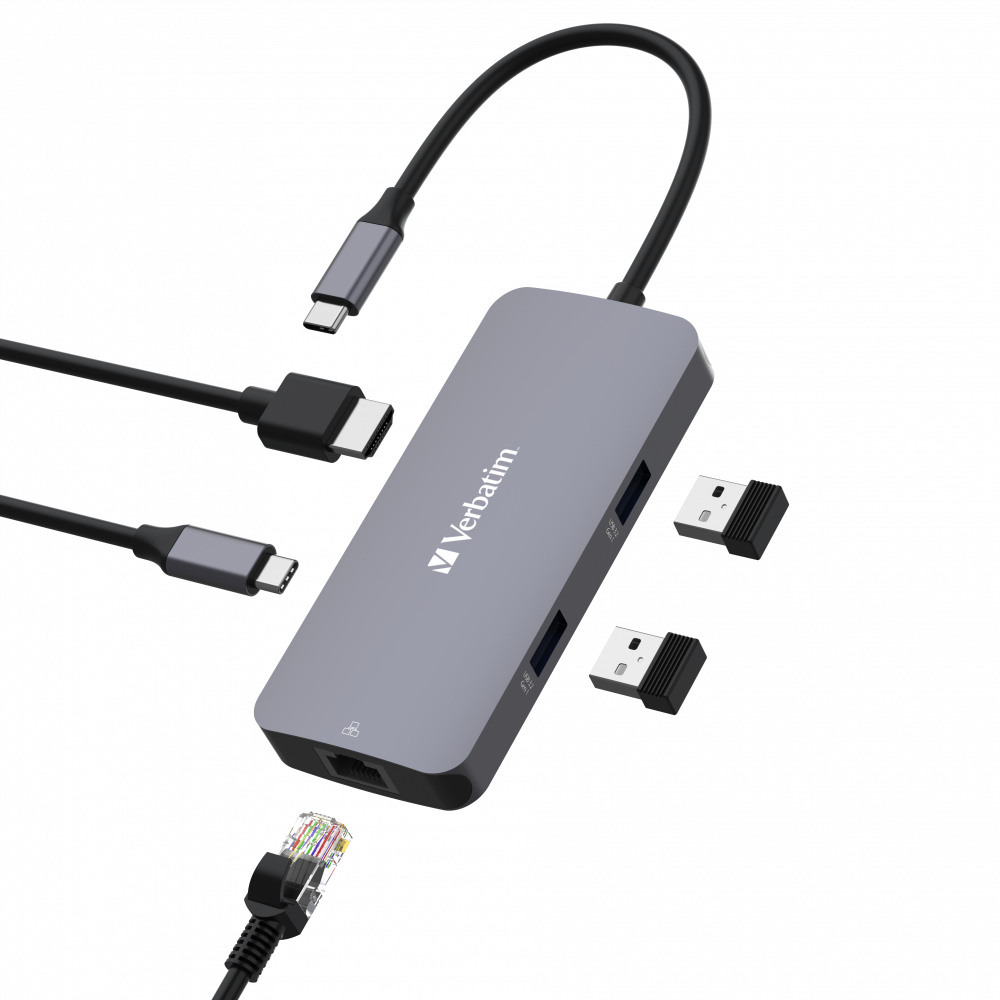 Verbatim USB-C Pro multipoort-hub CMH-05: 5 poorten - Afbeelding 4